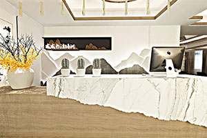 新中式書(shū)法培訓(xùn)機(jī)構(gòu)裝修設(shè)計(jì)全景