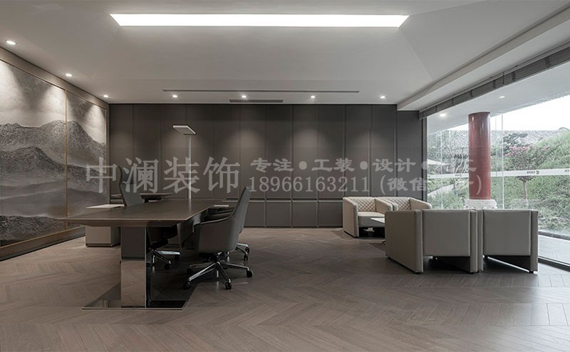 2500方高爾夫球俱樂(lè)部辦公室裝修